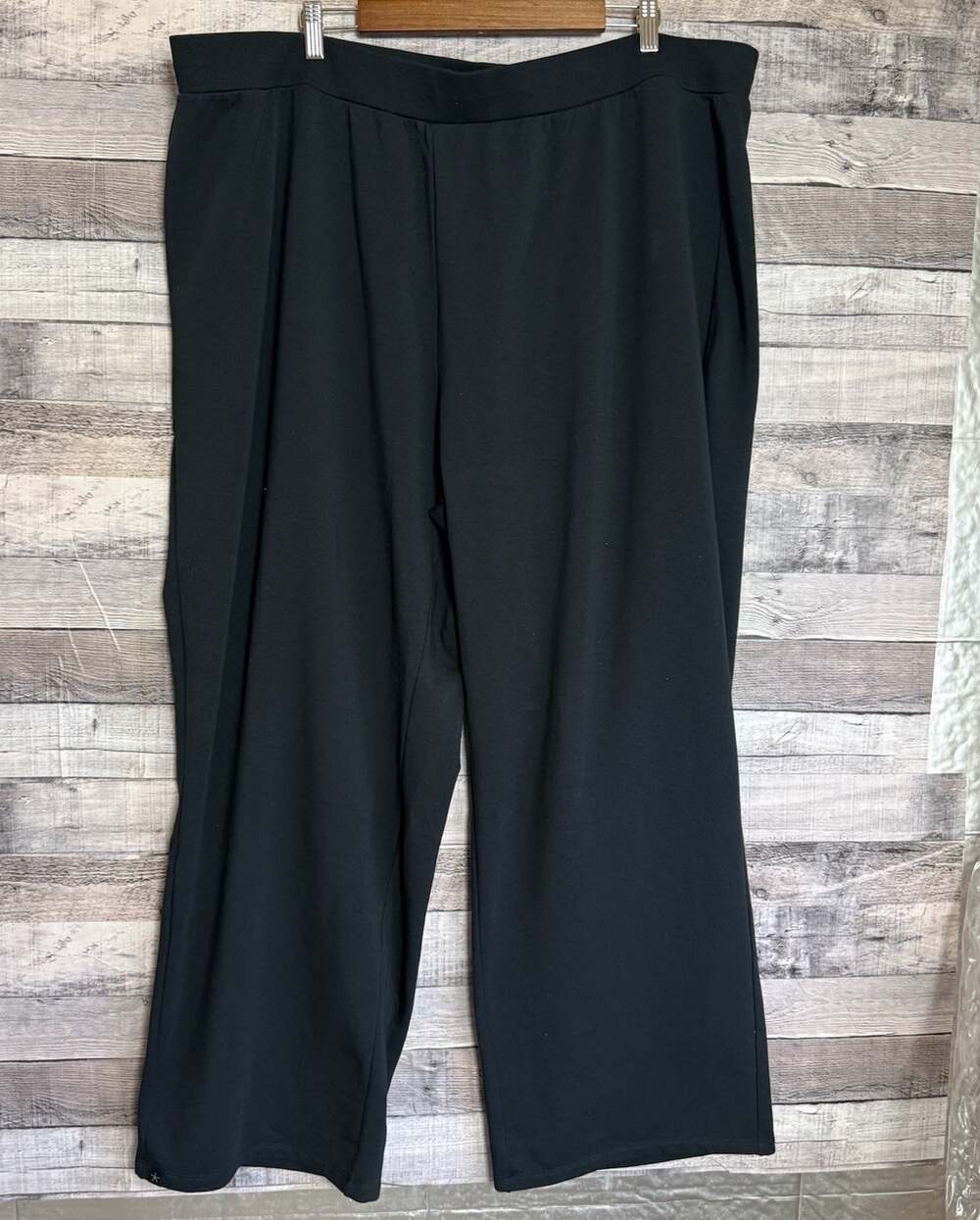 Barefoot Dreams Women's Black Brushed Luxe Lounge Pant Sz 3X